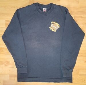 Vintage Tampa Bay Buccaneers NFL Fruit of the Loom Black Long Sleeve Shirt, XL